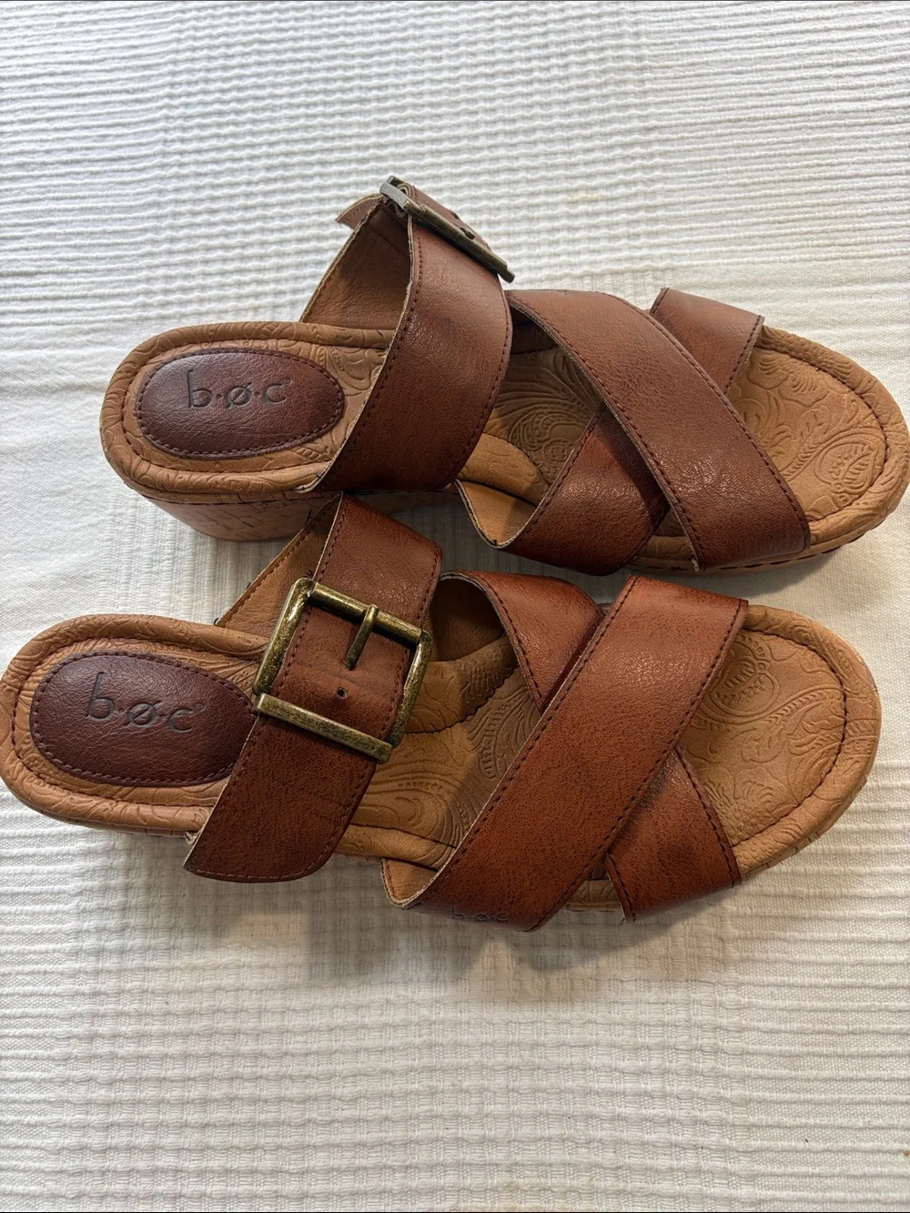 b.o.c. crisscross leather